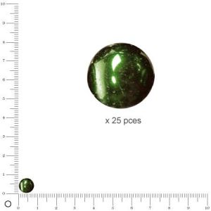 Rayher Perles Renaissance - Emeraude - &Oslash; 8 mm x 25 pces