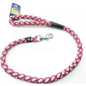 Trixie Laisse Cavo Reflect Fushia. Taille L-XL. 1 mètre ø 18 mm. pour chien