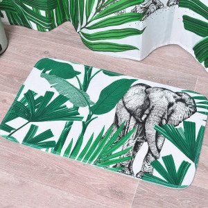Tendance Tapis de bain Exploration Vert