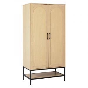 Nagato - armoire - cannage et bois - 80 cm