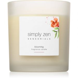 Simply Zen Sensorials Blooming Fragrance Candle vela perfumada 120 g