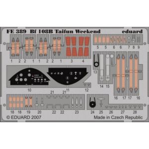 Eduard MAQUETTE BF108B TAIFUN WEEKENDEDUAR/48 FE389