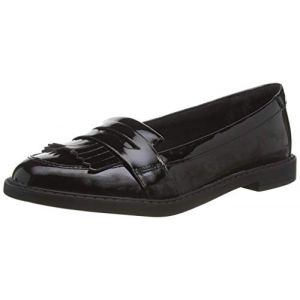 Clarks Mocassins d'école cuir verni Noir - Taille 38