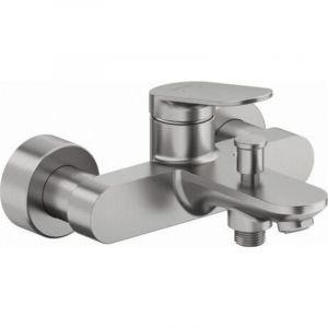 Duravit Mitigeur bain douche mécanique Wave inox brossé