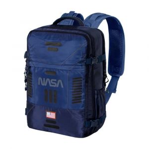 Karactermania Sac à dos Mercury Grande Voyage Avion - NASA Spaceship - Bleu Foncé - 47x23x33cm