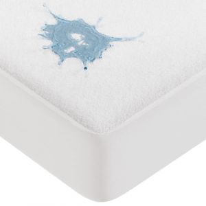 VOUNOT Prot&egrave;ge Matelas 150x200x30 cm Al&egrave;se Imperm&eacute;able Drap Housse Respirant avec &Eacute;lastique Tout Autour Housse Matelas Certifi&eacute; Oeko TEX Alaise Anti-Acarien et Anti Poussi&egrave;re Blanc