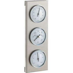 TFA Dostmann Thermomètre extérieur, acier inox, graduation blanc