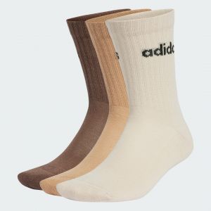 Image de Adidas LINEAR CREW SOCKS CUSHIONED SOCKS 3 PAIR PACK, CHAUSSETTES ÉQUIPE Mixte, wonder white/magic beige/earth strata,