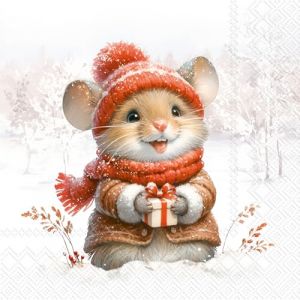 Serviette &laquo; Cadeau pour toi &raquo;