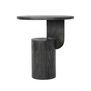 Ferm Living Table d'appoint Insert / H 50 cm - Bois noir en bois