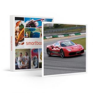 Smartbox Coffret Cadeau - Pilotage 2 tours du circuit Geoparc au volant de la célèbre Ferrari F488- Sport & Aventure