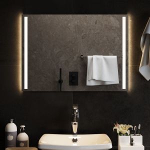 VidaXL Miroir de salle de bain à LED 70x50 cm - N/A