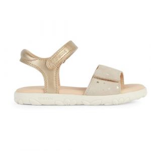 Geox J Sandal Haiti Girl, Platinum Beige, 26 EU