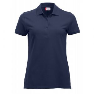 CLIQUE Polo MC Femme Bleu Marine XS