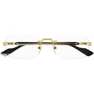 Gucci Homme GG1221O 002 Cadres Vista M&eacute;tal Or Carr&eacute;