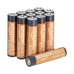 Amazon Basics Basics AAA-12 - COMMUTATEUR KVM - Lot de 12 piles alcalines Type AAA 1,5 V 1340 mAh (design variable)