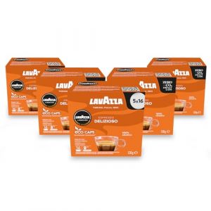 Lavazza Capsules de Café - Espresso Delizioso - Lot de 80