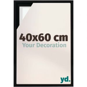 Your Decoration - Cadre flottant - Noir Mat - Cadre en caisse am&eacute;ricaine pour toile sur chassis - MDF - Lyon