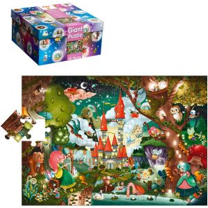 Lisciani Giochi Le ch&acirc;teau des princesses - Puzzle g&eacute;ant De Sol 48 pi&egrave;ces