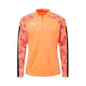 Image de Puma Maillot d'Entra&icirc;nement IndividualFINAL Fermeture &Eacute;clair 1/4 WC - Rouge/Noir, pointure Large - Rouge - Taille Large