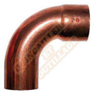 Conex B&auml;nninger Raccord cuivre coud&eacute; 90&deg; &agrave; souder - M&acirc;le / femelle grand rayon - &Oslash; 52 mm - Conex / B&auml;nninger