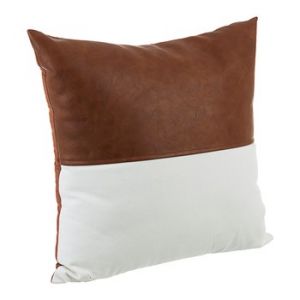 Coussins Bizzotto COUSSIN URBAN CHIC Marron - Taille 45x45 cm