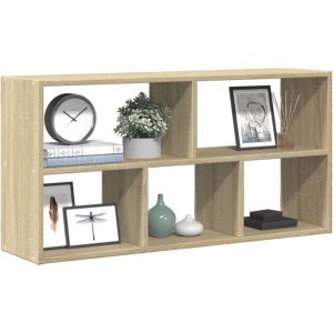 VidaXL &Eacute;tag&egrave;re murale ch&ecirc;ne sonoma 100x25x50 cm bois d'ing&eacute;nierie