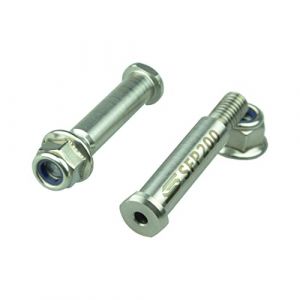 SCAR Axe de repose pieds compatible avec HONDA CR CRF CRFRX CRFX 125 150 250 450 KAWASAKI KX KXF KXX 02-23