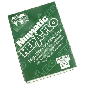 Numatic Boite de 10 sacs hepa flo 6 litres