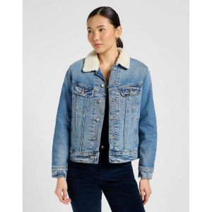 Lee Filters Veste en jean femme Sherpa Rider