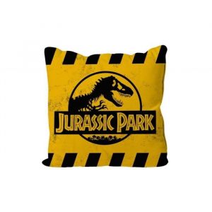 SD Toys Jurassic Park oreiller Caution Yellow Logo 40 x 40 cm - - Co