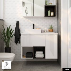 Meuble sous vasque OPRA Blanc 60 × 30 × 45 cm