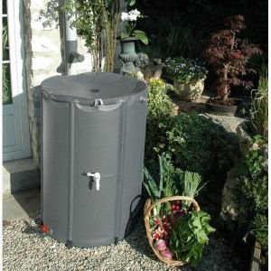 RECUPERATEUR Eau DE Pluie 380 litres + COLLECTEUR DE GOUTTIERE