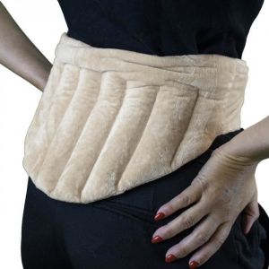 Ceinture lombaire chauffante avec bandes auto-agrippantes réglable taille 36 à 54 - Beige - Vivezen