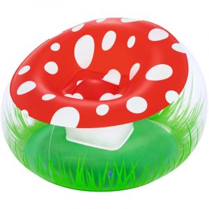 Bestway Fauteuil gonflable enfant Mighty Mushroom 1,12 m x 1,12 m x 66 cm