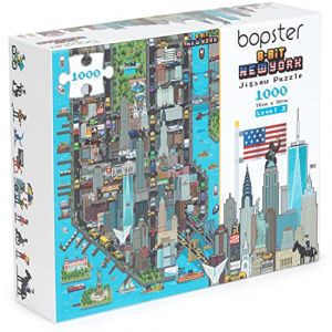 Bopster - Puzzle De La Carte De La Ville- 1000 Pi&egrave;ces