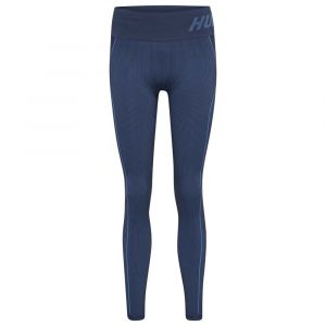Hummel Leggings Taille Moyenne Sans Couture Christel M Marina / Insignia Blue Melange