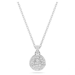 Swarovski Pendentif Meteora, Blanc, M&eacute;tal Rhodi&eacute;