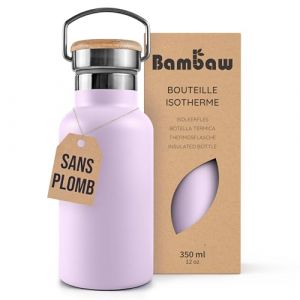 Bambaw Bouteille Isotherme en Inox 350 ml - Lavender Haze