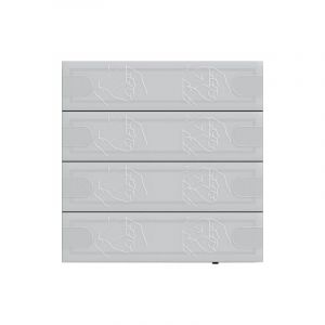 Gira 5004028 knx tastsensor 4 komfort 4FACH, anthrazit