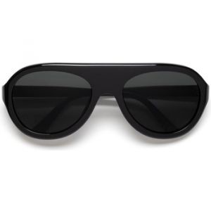 MARNI Unisex Mount Toc Black T4T Lunettes de soleil Acétate Noir Gris Pilote Normale