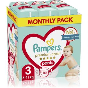 Image de Pampers Premium Care Pants Size 3 couches-culottes 6-11 kg 144 pcs
