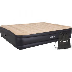 Avenli - Matelas pneumatique surélevé Queen - 203 x 157 x 47 cm avec pompe