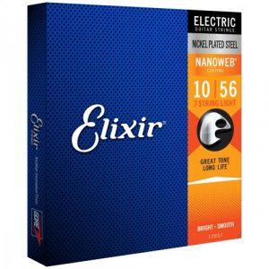 Elixir 12057 ELECTRIC 7 CORDES NANOWEB L 10-56