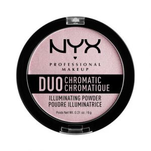 NYX Cosmetics Highlighter Duo Chromatic Illuminating Powder - DCIP02: Lavender Steel - 6 gr