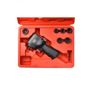 Cedrey Coff clé à chocs 1/2" + 6 douilles ultra courtes kitut8123 8 et ? 16 m/s² 1/4" 6.4 bar 97 dba 124 l/min 9500 tr/min 1.65 kg 698 n/m coff clé à chocs 1