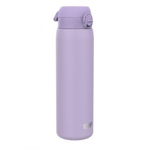 ION8 Gourde Isotherme 1 Litre, 920 ml, Anti-Fuite, Facile &agrave; Ouvrir, Verrouillage S&eacute;curis&eacute;, Lavable au Lave-Vaisselle, Acier Inoxydable, Isolation Sous Vide, Pour le Sport et le Yoga, Violet Clair