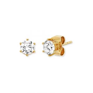 Engelsrufer Boucles d'oreilles à fermoir à poussette ERE-SHINY-ZI-STG-5 925 Argent