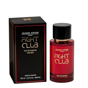 Jeanne Arthes Parfum Homme - Fight Club - Eau de Parfum - Flacon Vaporisateur 100 ml - Bois de santal & Vanille - Fabriqué en France à Grasse