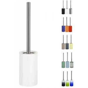 Spirella Brosse Wc avec support Ceramique TUBE Blanc - Blanc